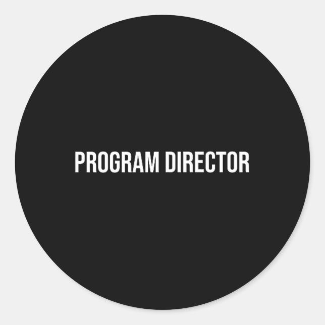 Adesivo Diretor de Programa Saúde Mental  (Frente)