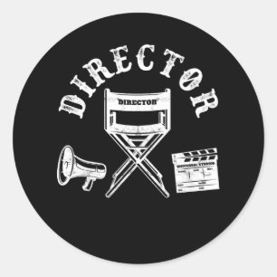 Adesivo Diretor do Filmmaker Diretor