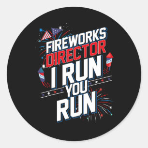 Adesivo Diretor Do Fireworks Eu Lhe Lanço Em 4 De Julho.