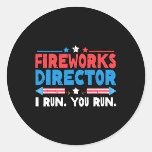 Adesivo Diretor Do Fireworks Eu Lhe Lanço Em 4 De Julho.