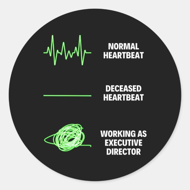 Adesivo Diretor Executivo Assistente administrativo (Frente)