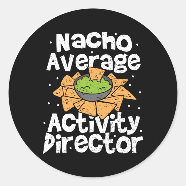 Adesivo Diretor Nacho Média de Atividade Diretor - Cinco (Frente)