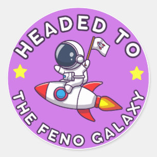 Adesivo Dirigido Ao Vinheta Feno Galaxy