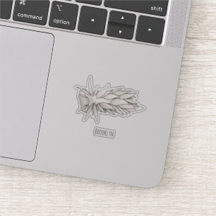 Adesivo Dirona albolineata nudibranch ilustração
