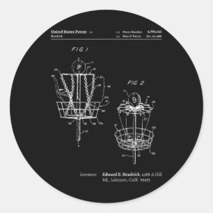 Adesivo Disc Golf S Para Homens Mulheres - Disc Golf Paten