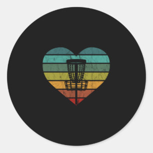 Adesivo DiscGolf - Cesta de Destino da Vintage Retroativa