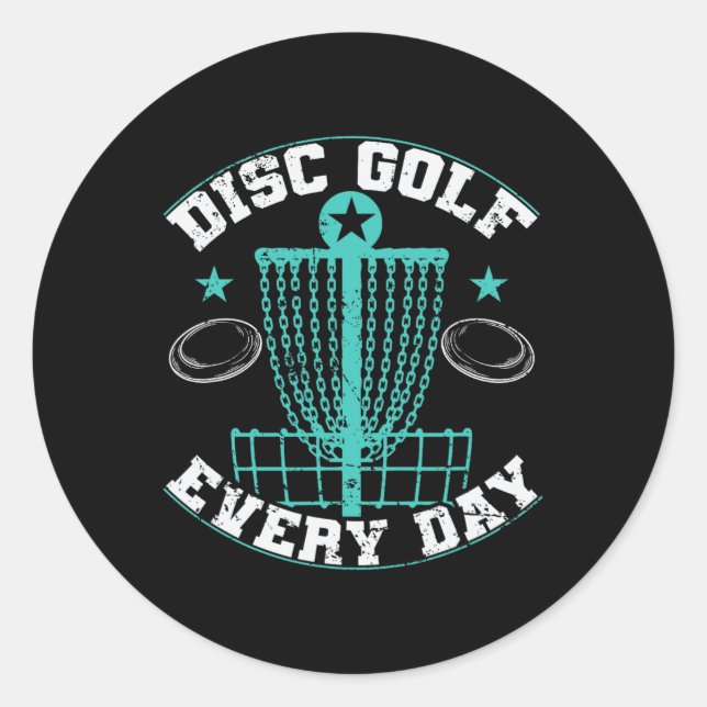 Adesivo Discgolf Frisbee Diário Esboço (Frente)
