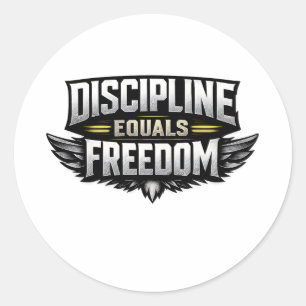 Adesivo Disciplina É Igual à Liberdade – Design Motivacion