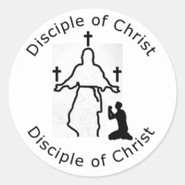 Adesivo Discípulo do Cristo Round Sticker