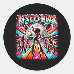 Adesivo Disco Ball Disco Diva Queen