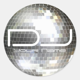 Adesivo Disco Ball DJ Sticker