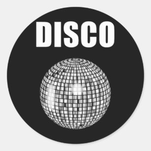 Adesivo Disco Ball Para Amantes De Música Funky Soul