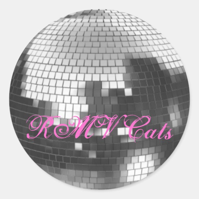 Adesivo Disco Ball, RMV Cats (Frente)