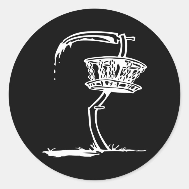 Adesivo Disco Cesta de Golfe Cobra Doce Dão Homens Engraça (Frente)