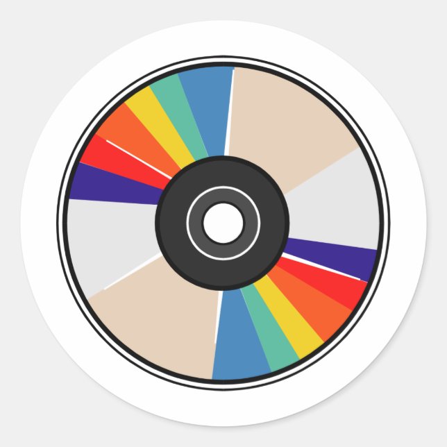 Adesivo Disco compacto (Frente)