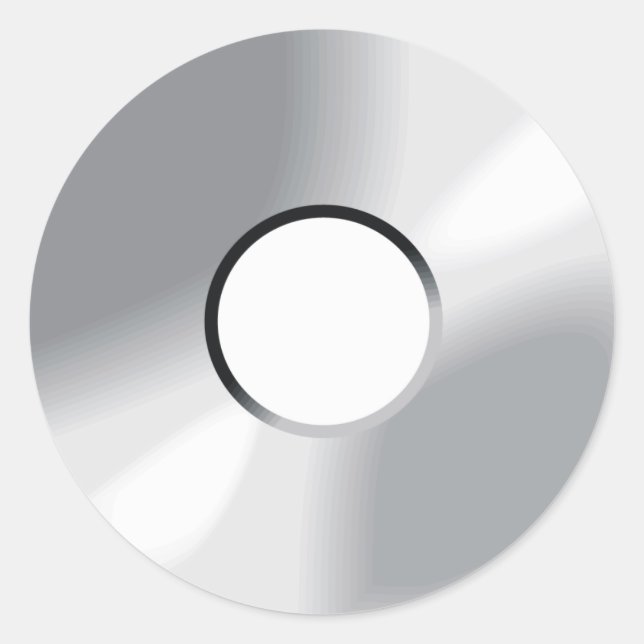 Adesivo disco compacto cd (Frente)