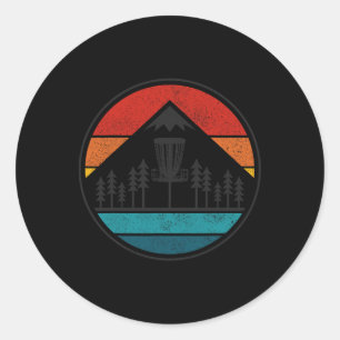 Adesivo Disco de Golfe Antigo Rolf Frisbee Retro Golfista 