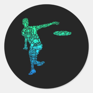 Adesivo Disco de Golfe Frisbee Homens Crianças Meninos