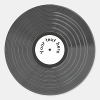 Disco de Vinil Personalizado Retro 
