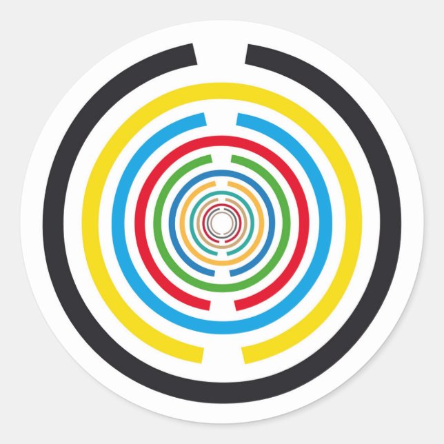 Adesivo Disco de vitalidade Lakhovsky, antena MWO Tesla, e (Frente)