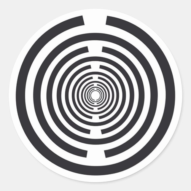 Adesivo Disco de vitalidade Lakhovsky, antena MWO Tesla, e (Frente)