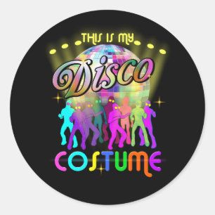 Adesivo Disco Halloween Figurume Art 70S 80S Party Disco L