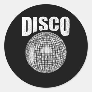 Adesivo Disco Music Ball Funk Soul Music Lover Retro 70s