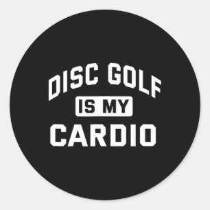 Adesivo Disco Retro e Disco de Golfe Ultimate Frisbee Pl