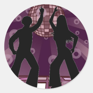 Adesivo Disco roxo 2