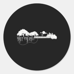 Adesivo Disco voador de Golf Disco Golf Guitarra