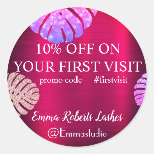 Adesivo Discount Venda Oferta Clássica Round Sticker