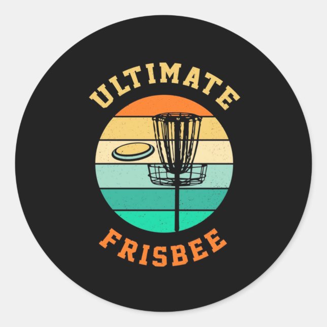 Adesivo Disk Golf Ultimate Frisbee (Frente)