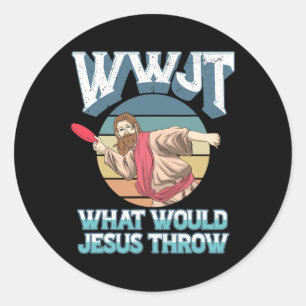 Adesivo Disk Golf Wwjt O Que Jesus Jogaria Golfe Frisbee