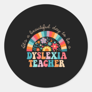 Adesivo Dislexia Professor Retro Dislexia Terapêutica Com 