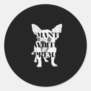 Adesivo Dismantle White Supremacy Sticker