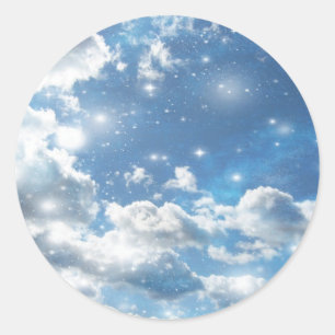 Adesivo Disparos de Nuvens do Céu