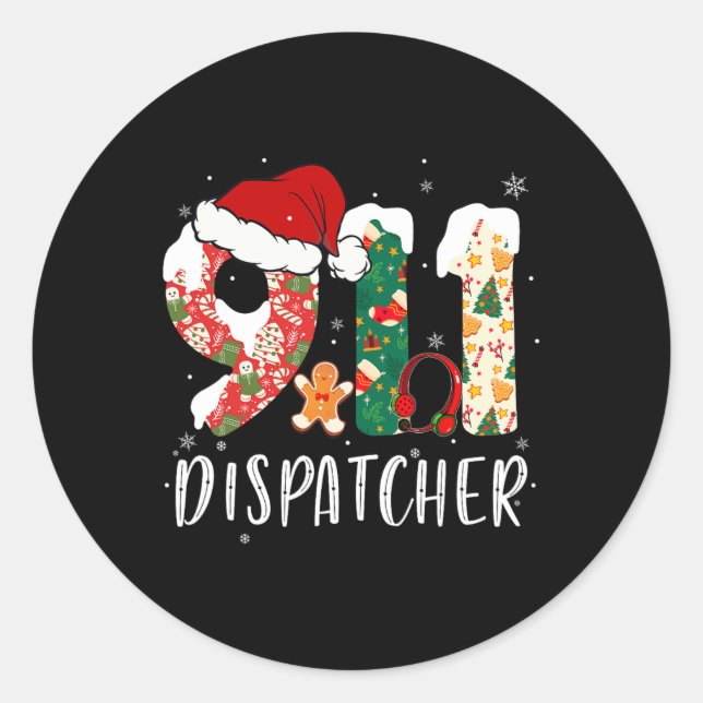Adesivo Dispatcher Natal 911 (Frente)