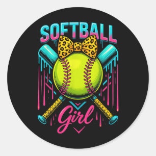 Adesivo Dissipador de Softball Girl Sorvete