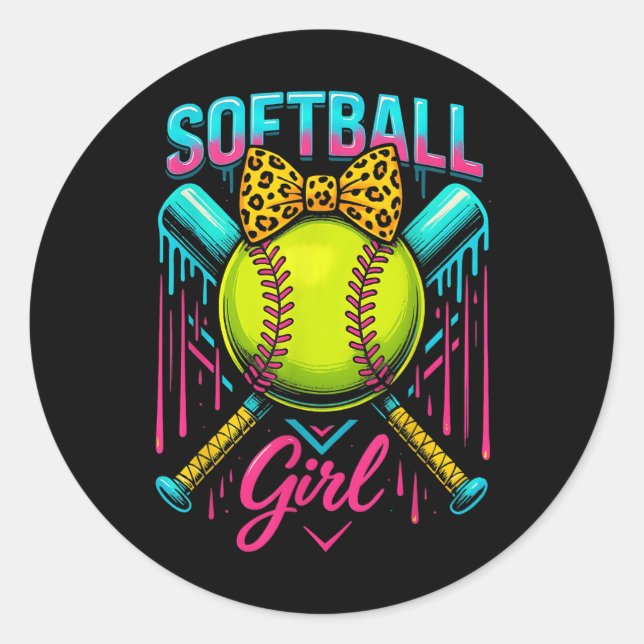 Adesivo Dissipador de Softball Girl Sorvete (Frente)