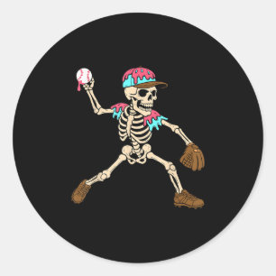 Adesivo Dissipador do Sorvete Skeleton Baseball Srt Hallow