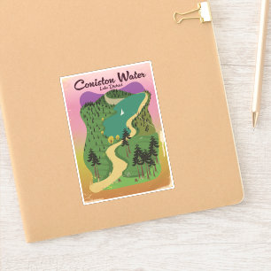 Adesivo Distrito de Coniston Water Lake