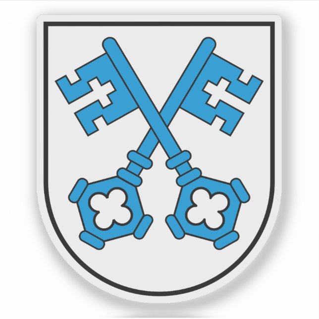 Adesivo distritos de Wangen & Oberaargau emblem, Suiça (Frente)