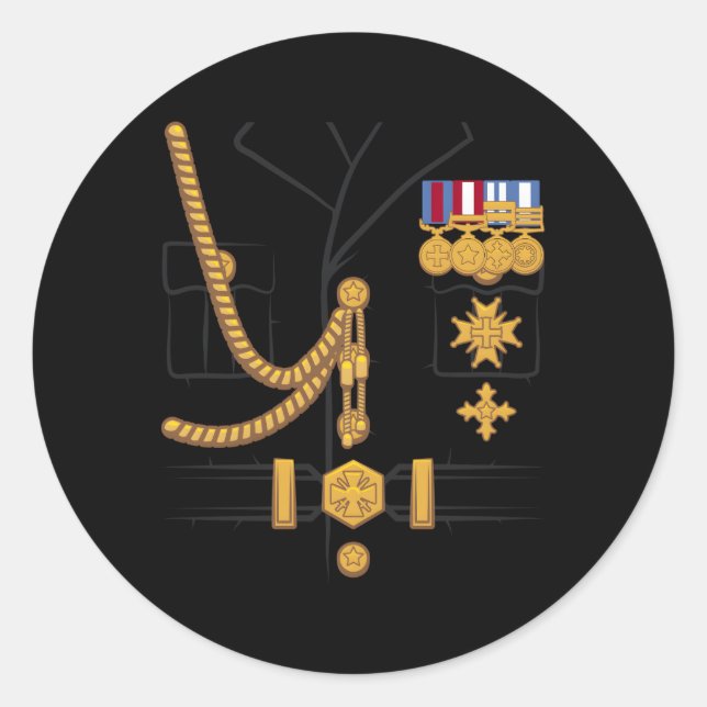 Adesivo Ditador-General Oficial Uniforme Hallowee (Frente)