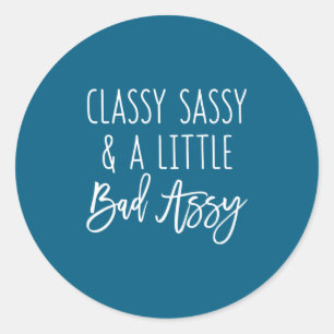 Adesivo Ditados Pouco Sagrados Classe Sassy Assy Piada Rui