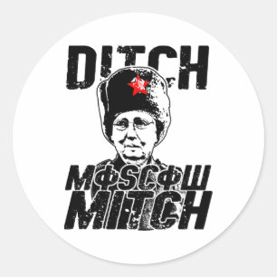 Adesivo Ditch Moscou Mitch Mcconnell - Votar 2020 Resistir