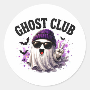 Adesivo 🎃 Dito de Halloween de Fantasma Fofo 👻