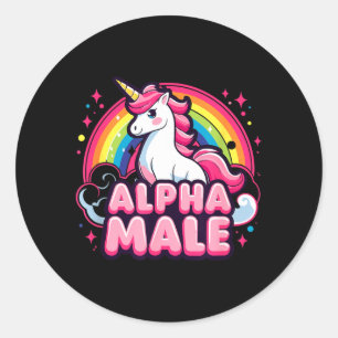 Adesivo Dito engraçado de macho alfa irônico sarcástico hu