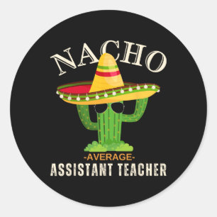 Adesivo Dito engraçado vintage Nacho Professor Médio Istan