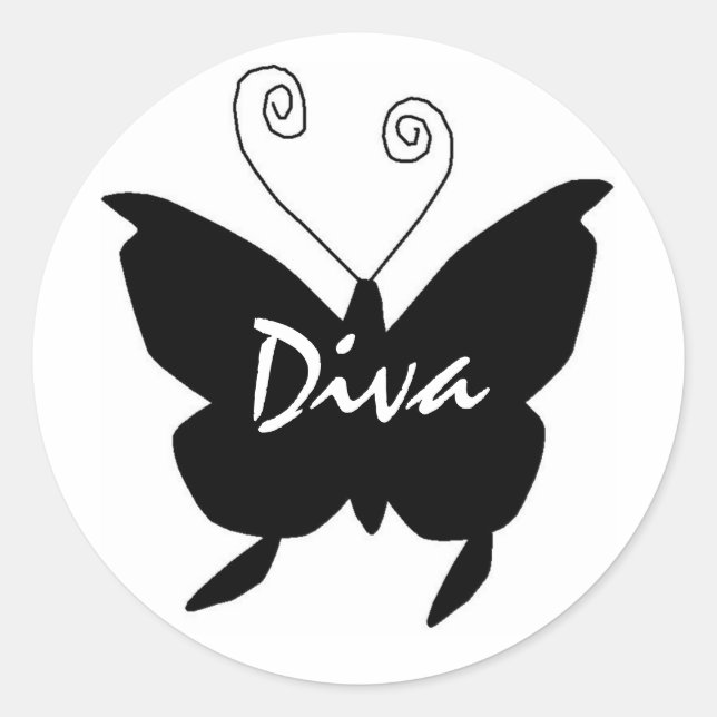 Adesivo Diva Butterfly (Frente)