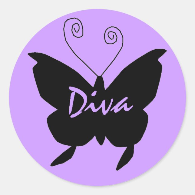 Adesivo Diva Butterfly (Frente)